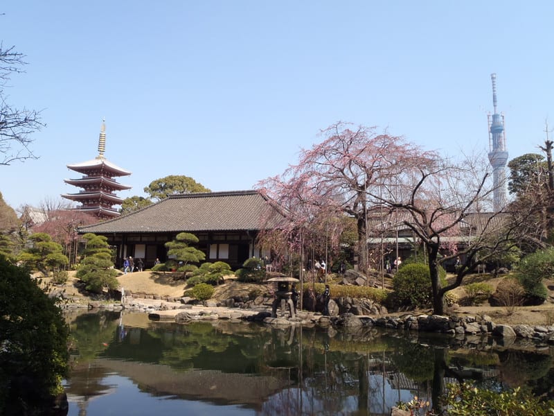 スカイツリ－と伝法院